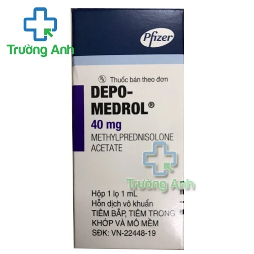 Depo Medrol 40mg - Điều trị viêm khớp xương và viêm khớp dạng thấp mãn tính hiệu quả.