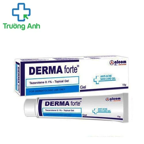 Derma Forte gel 15g - Gel mụn trứng cá, ngừa thâm mờ sẹo hiệu quả