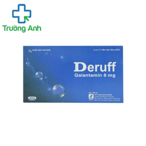 Deruff 8mg - Thuốc điều trị sa sút trí tuệ hiệu quả của Davipharm