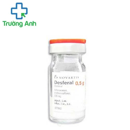 Desferal 500mg - Thuốc điều trị thừa sắt hiệu quả của Novartis
