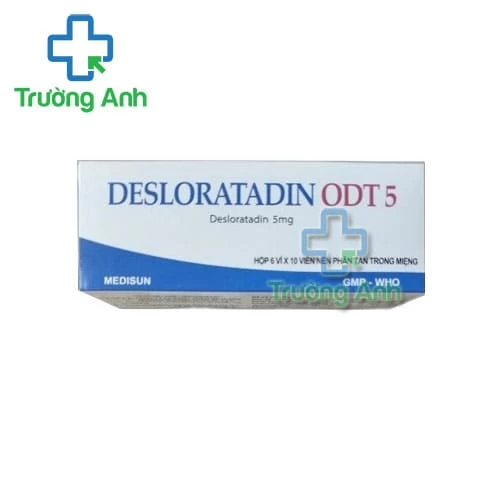 Desloratadin ODT 5 Medisun - Thuốc điều trị viêm mũi dị ứng