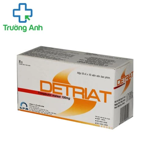 Detriat Tab.100mg - Thuốc điều trị rối loạn đường tiêu hóa hiệu quả