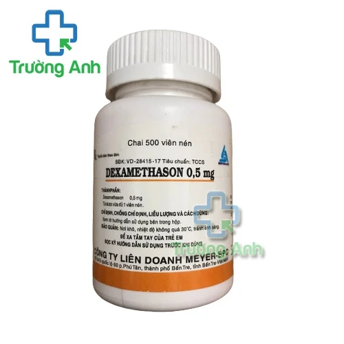 Dexamethason 0.5mg Donaipharm - Thuốc kháng viêm hiệu quả