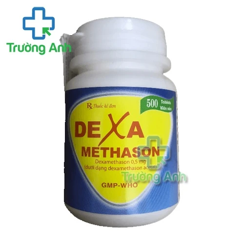 Dexamethasone 0.5g Becamex pharma lọ 500 viên nén