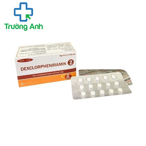 Dexclorpheniramin 2 Khapharco - Điều trị viêm mũi dị ứng, mề đay hiệu quả