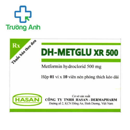 DH-Metglu XR 500 - Thuốc điều trị đái  tháo đường tuýp II hiệu quả
