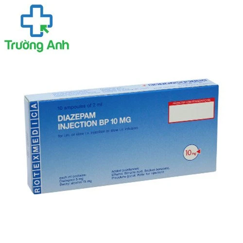 Diazepam injection BP Rotexmedica - Thuốc điều trị rối loạn thần kinh hiệu quả