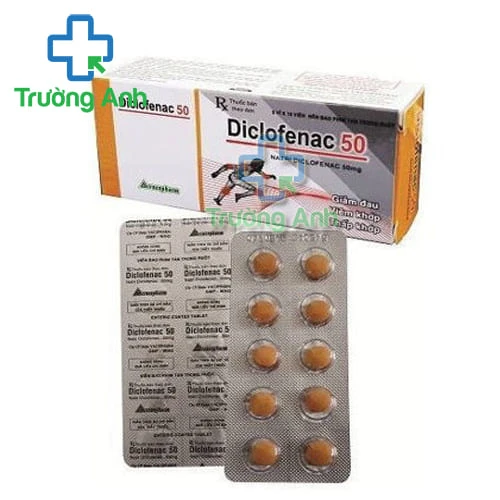 Diclofenac 50 Vacopharm - Thuốc điều trị viêm đau xương khớp