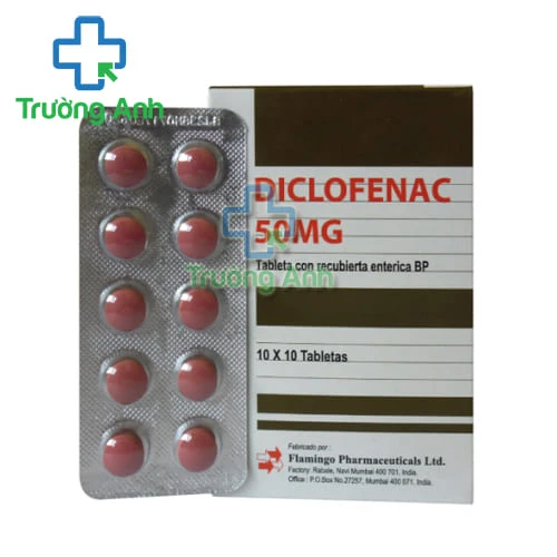 Diclofenac 50mg Flamingo - Thuốc điều trị viêm đau xương khớp hiệu quả