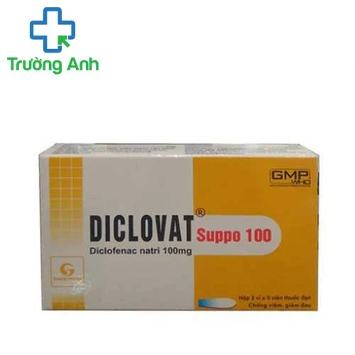 Diclovat Suppo100 - Thuốc chống viêm hiệu quả