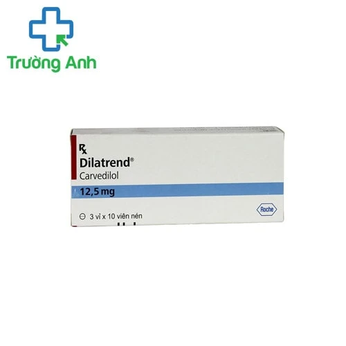 Dilatrend 12.5mg - Thuốc điều trị suy tim hiệu quả của Roche
