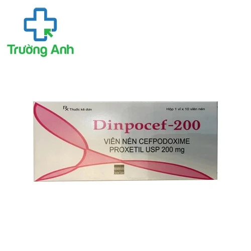 Dinpocef 200mg - Thuốc điều trị nhiễm khuẩn hiệu quả