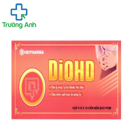 Diohd - Giúp điều trị tiêu chảy, lỵ amip hiệu quả của HD Pharma