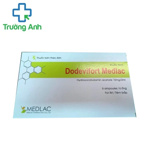 Dodevifort - Thuốc tiêm Hydroxocobalamine của Medlac Ý