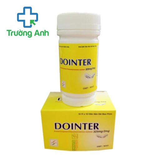 Dointer (hộp 100 viên) - Thuốc giảm đau hạ sốt hiệu quả