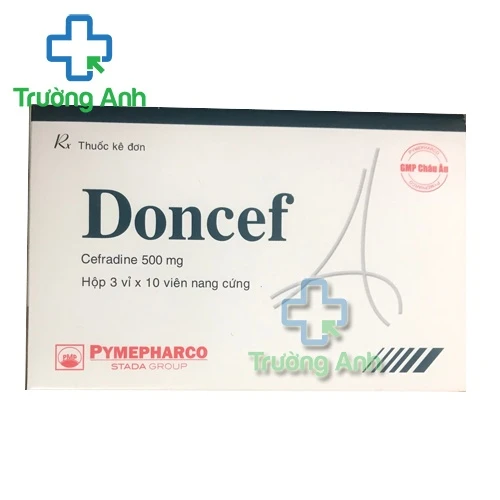 Doncef 500mg (viên) - Thuốc điều trị nhiễm khuẩn của Pymepharco