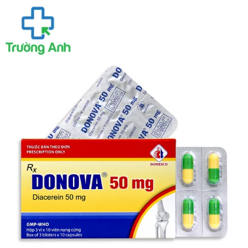 Donova 50mg - Thuốc điều trị thoái hóa khớp của Domesco