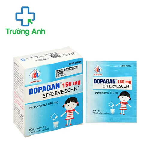 Dopagan 150 mg Effervescent Domesco - Thuốc giảm đau hạ sốt