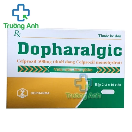 Dopharalgic 500mg - Thuốc điều trị nhiễm khuẩn hiệu quả của TW2