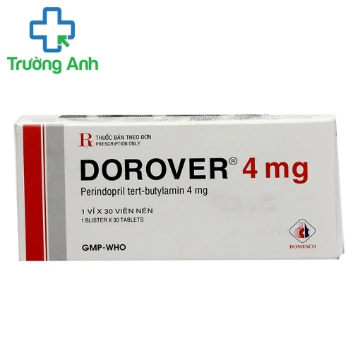 Dorover 4mg - Thuốc điều trị tăng huyết áp và suy tim sung huyết hiệu quả của Domesco