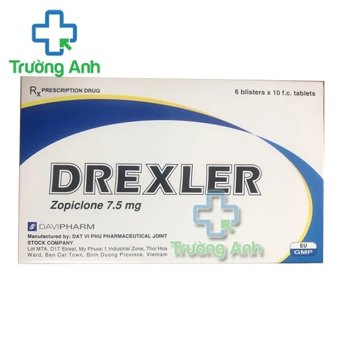 Drexler 7.5mg - Thuốc trị mất ngủ