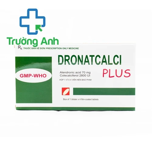 Dronatcalci Plus - Thuốc điều trị loãng xương ở phụ nữ của Armepharco