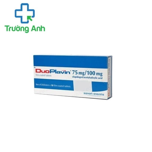 DuoPlavin 75mg/100mg - Thuốc đề phòng hình thành cục máu đông hiệu quả