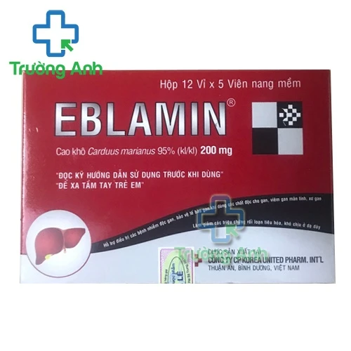 Eblamin 200mg Korea United Pharm -Hỗ trợ các bệnh nhiễm độc gan hiệu quả