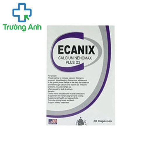 Ecanix - Thuốc bổ sung vitamin và canxi hiệu quả của Mỹ