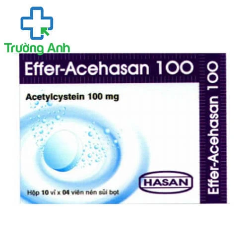 Effer - Acehasan 100 - Thuốc tiêu nhầy ở đường hô hấp của Dermapharm