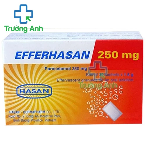 Efferhasan 250mg Hasan - Thuốc giảm đau, hạ sốt nhanh