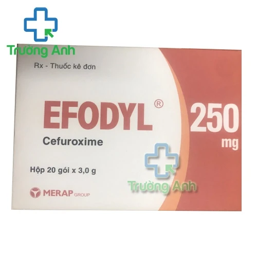 Efodyl 250mg (cốm) - Thuốc điều trị nhiễm khuẩn hiệu quả của Merap