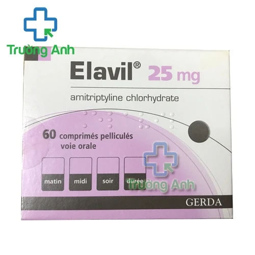 Elavil 25mg - Thuốc amitriptyline của Gerda Pháp hiệu quả