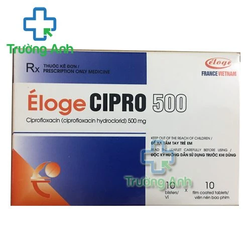 Eloge Cipro 500mg - Thuốc kháng sinh trị bệnh hiệu quả