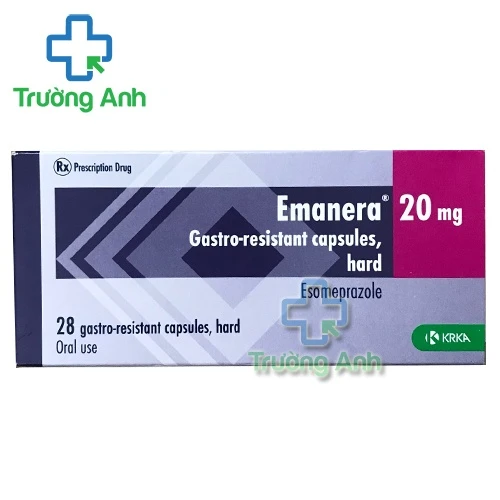 Emanera 20mg - Thuốc điều trị trào ngược dạ dày, thực quản hiệu quả của KRKA