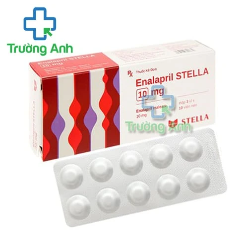 Enalapril Stella 10mg - Thuốc điều trị cao huyết áp vô căn hiệu quả