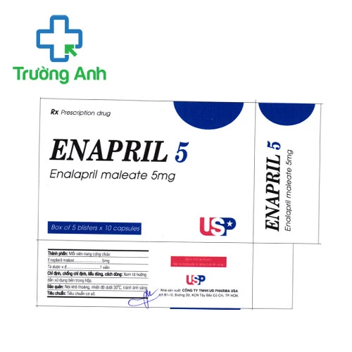 Enapril 5 US Pharma USA - Thuốc điều trị tăng huyết áp hiệu quả