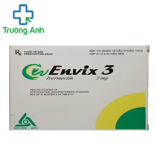  Envix 3 - Thuốc tẩy giun hiệu quả của Meyer