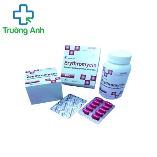 Erythromycin Khapharco - Thuốc điều trị nhiễm khuẩn hiệu quả