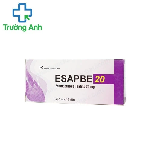 Esapbe 20mg - Thuốc điều trị viêm loét dạ dày, tá tràng hiệu quả của Sterling