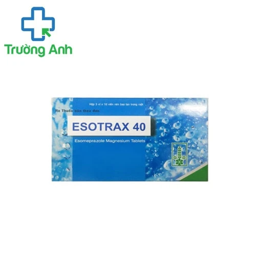 Esotrax 40mg - Thuốc điều trị viêm loét dạ dày, tá tràng hiệu quả của Mepro