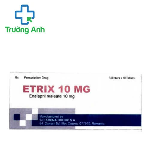 Etrix 10mg - Thuốc điều trị tăng huyết áp hiệu quả của Romania