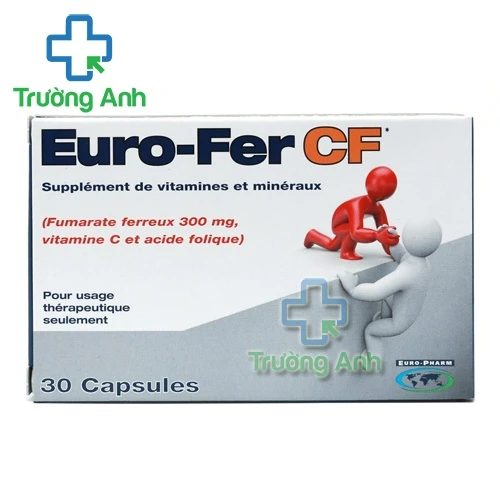 Euro-Fer CF - Giúp hỗ trợ bổ sung sắt và acid folic hiệu quả của Canada