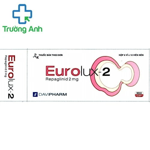 Eurolux -2 Davipharm - Thuốc điều trị đái tháo đường hiệu quả