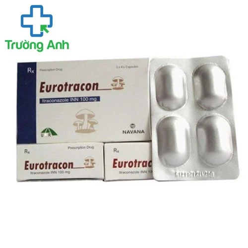 Eurotracon 100mg - Thuốc điều trị nấm da hiệu quả