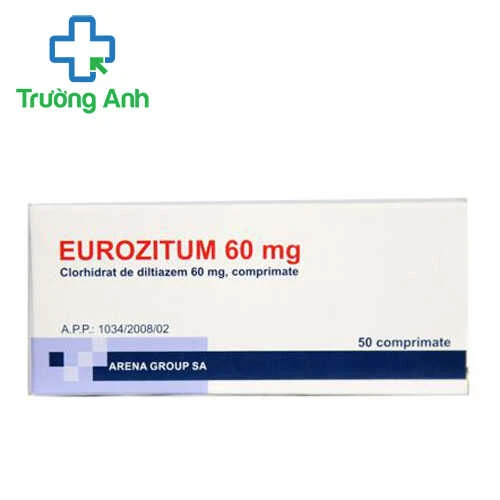 Eurozitum 60mg - Thuốc điều trị đau thắt ngực hiệu quả của Romania