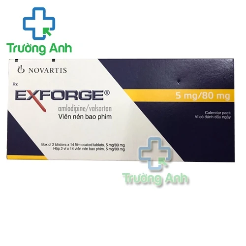 Exforge 5/80 mg - Thuốc điều trị tang huyet ap vo can