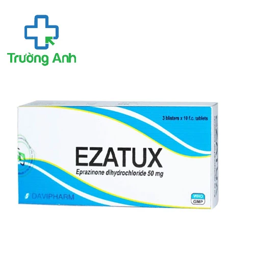 Ezatux - Thuốc điều trị viêm phế quản cấp và mạn tính hiệu quả của Davipharm