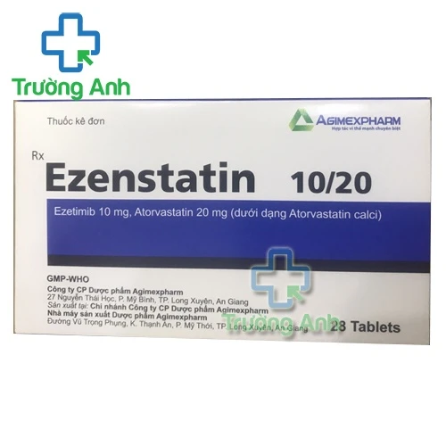 EZENSTATIN 10/20 - Thuốc làm giảm cholesterol hiệu quả của Agimexpharm