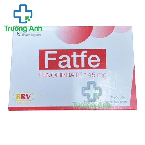 Fatfe 145mg BRV - Thuốc điều trị tăng cholesterol máu